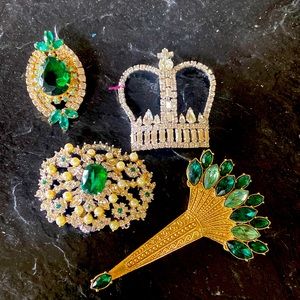 Costume brooches